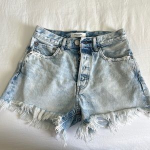 Moussy Vintage High Rise Cutoff Shorts